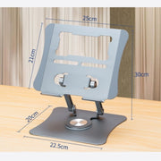 G69 Heat Dissipation Rotatable Notebook Desktop Stand Aluminum Alloy Foldable Laptop Bracket(Grey)