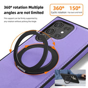 For Samsung Galaxy S24 5G Yashi 360 Degree Rotating MagSafe Bracket Phone Case(Classic Black)