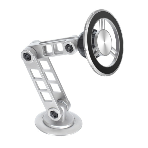 G198 Adjustable Robotic Arm Cellphone Stand Car Dashboard Windshield Magnetic Phone Holder(Silver)
