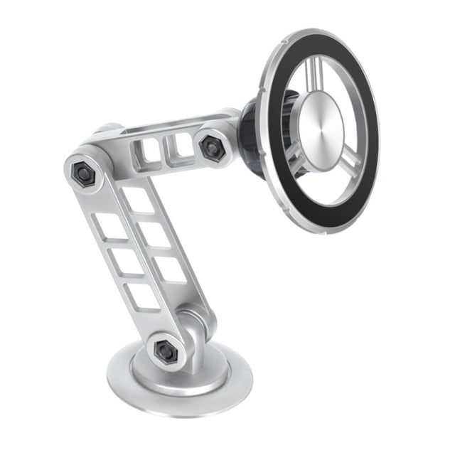 G198 Adjustable Robotic Arm Cellphone Stand Car Dashboard Windshield Magnetic Phone Holder(Silver)
