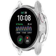 For Sansung Galaxy Watch 7 40mm Half Pack Hollow PC Watch Protective Case(Transparent White)
