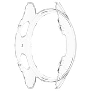 For Sansung Galaxy Watch 7 40mm Half Pack Hollow PC Watch Protective Case(Transparent White)