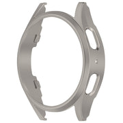 For Sansung Galaxy Watch 7 40mm Half Pack Hollow PC Watch Protective Case(Titanium Steel Color)
