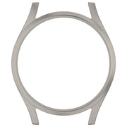 For Sansung Galaxy Watch 7 40mm Half Pack Hollow PC Watch Protective Case(Titanium Steel Color)