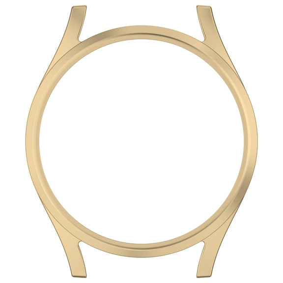 For Sansung Galaxy Watch 7 40mm Half Pack Hollow PC Watch Protective Case(Champaign Gold)