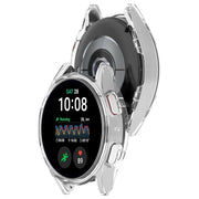 For Sansung Galaxy Watch 7 44mm Half Pack Hollow PC Watch Protective Case(Transparent White)