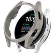 For Sansung Galaxy Watch 7 44mm Half Pack Hollow PC Watch Protective Case(Titanium Steel Color) - Watch Cases by PMC TechLife | Online Shopping South Africa | PMC TechLife | Buy Now Pay Later Mobicred