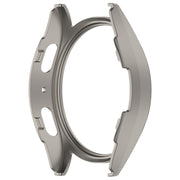 For Sansung Galaxy Watch 7 44mm Half Pack Hollow PC Watch Protective Case(Titanium Steel Color)