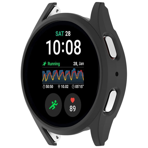 For Sansung Galaxy Watch 7 44mm Half Pack Hollow PC Watch Protective Case(Black)