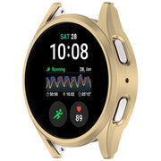 For Sansung Galaxy Watch 7 44mm Half Pack Hollow PC Watch Protective Case(Champaign Gold)