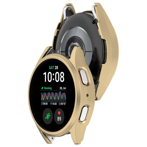 For Sansung Galaxy Watch 7 44mm Half Pack Hollow PC Watch Protective Case(Champaign Gold)