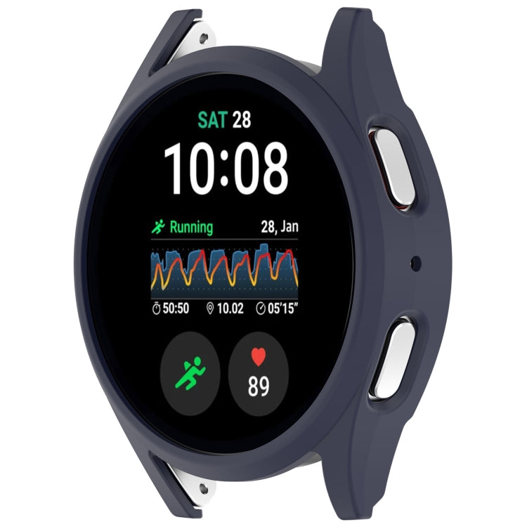 For Sansung Galaxy Watch 7 44mm Half Pack Hollow PC Watch Protective Case(Midnight Blue)