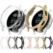 For Sansung Galaxy Watch 7 40mm Half Pack Hollow PC Watch Protective Case(Champaign Gold)