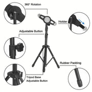 XWJ-LP002 For 7.9-12 inch Tablet Portable 360 Degree Rotation  Aluminum Alloy Tripod