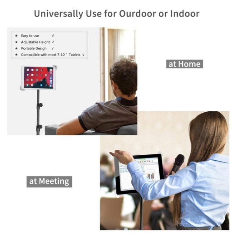 XWJ-LP002 For 7.9-12 inch Tablet Portable 360 Degree Rotation  Aluminum Alloy Tripod - Stand by PMC TechLife | Online Shopping South Africa | PMC TechLife | Buy Now Pay Later Mobicred