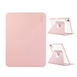 For iPad Air 13 2024 ENKAY 360 Rotation PMMA Leather Smart Tablet Case with Pen Slot(Pink) - free shipping - PMc TechLife - Order now!