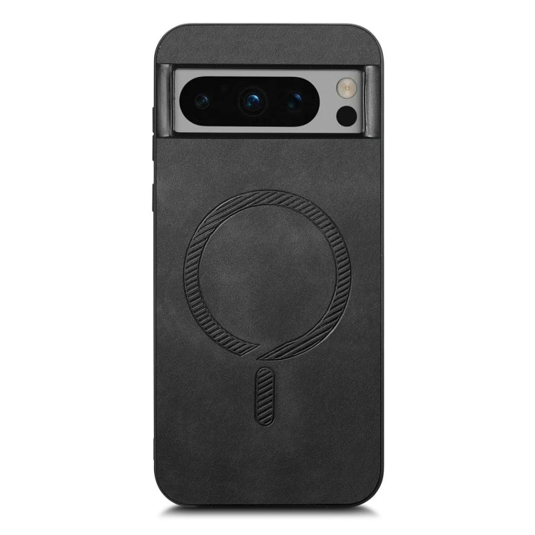 For Google Pixel 9 Pro XL Retro Magsafe Magnetic PU Back Cover Phone Case(Black) - Google Cases by PMC TechLife | Online Shopping South Africa | PMC TechLife | Buy Now Pay Later Mobicred