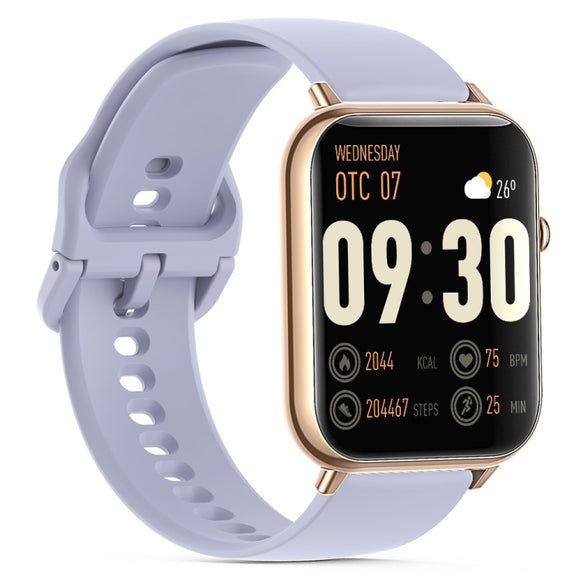 Q19 Max 2.1 inch HD Screen Water-resistant Sports Business Smart Watch(Purple)