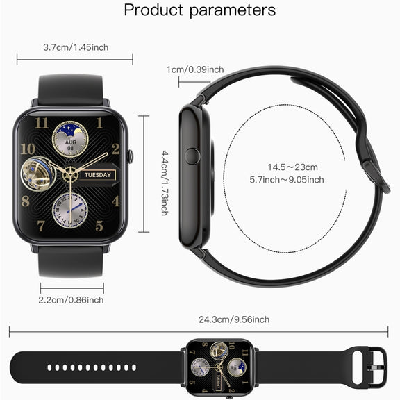 Q19 Max 2.1 inch HD Screen Water-resistant Sports Business Smart Watch(Purple)