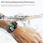 Q19 Max 2.1 inch HD Screen Water-resistant Sports Business Smart Watch(Purple)