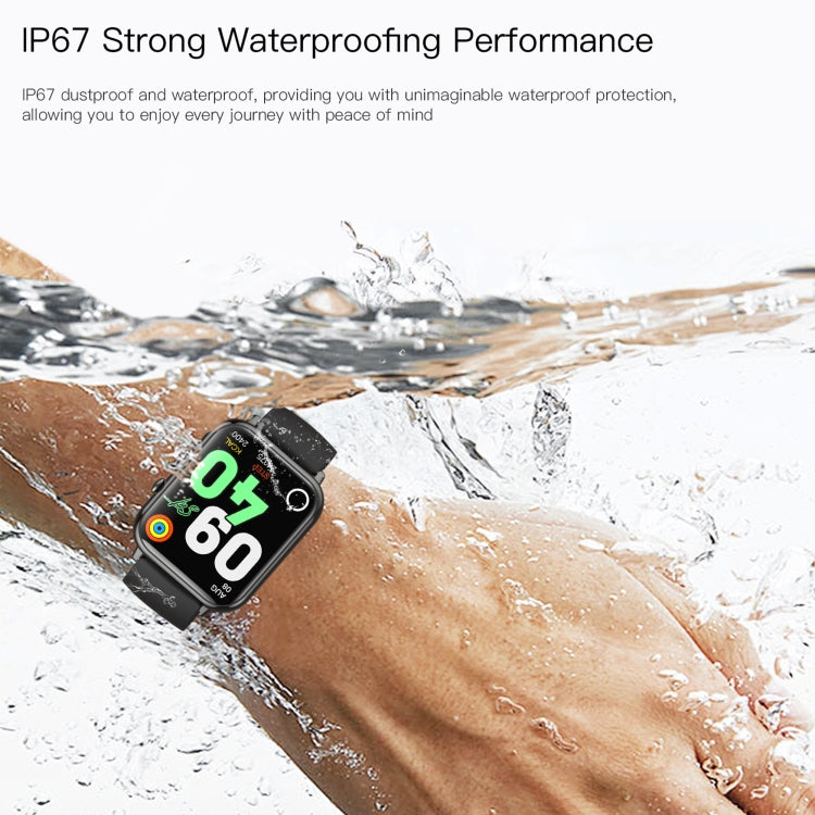 Q19 Max 2.1 inch HD Screen Water-resistant Sports Business Smart Watch(Purple)