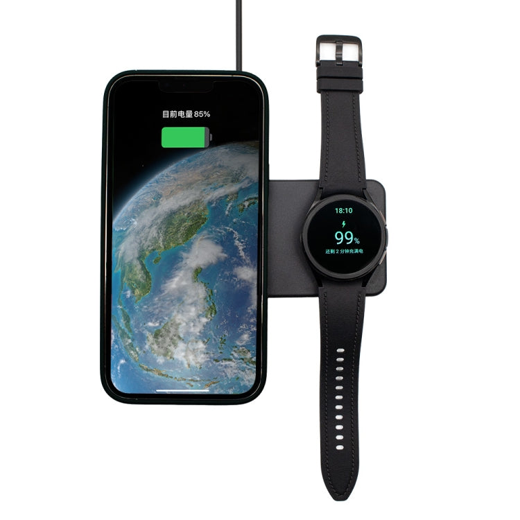 2-in-1 Multifunctional Magnetic Wireless Charging Base(Black) - free shipping - PMC Jewellery - Order now!