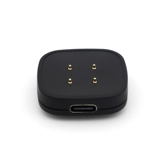 For Fitbit Sense Portable Detachable USB-C / Type-C Interface Smart Watch Magnetic Charger(Black)