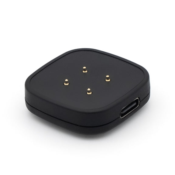 For Fitbit Sense Portable Detachable USB-C / Type-C Interface Smart Watch Magnetic Charger(Black)