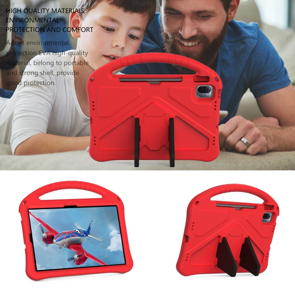 For Huawei Matepad SE 11 2024 EVA Shockproof Tablet Case with Holder(Red)