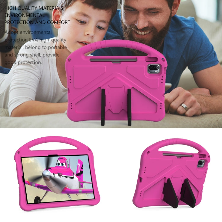 For Huawei Matepad SE 11 2024 EVA Shockproof Tablet Case with Holder(RoseRed) - free shipping - PMC Jewellery - Order now!