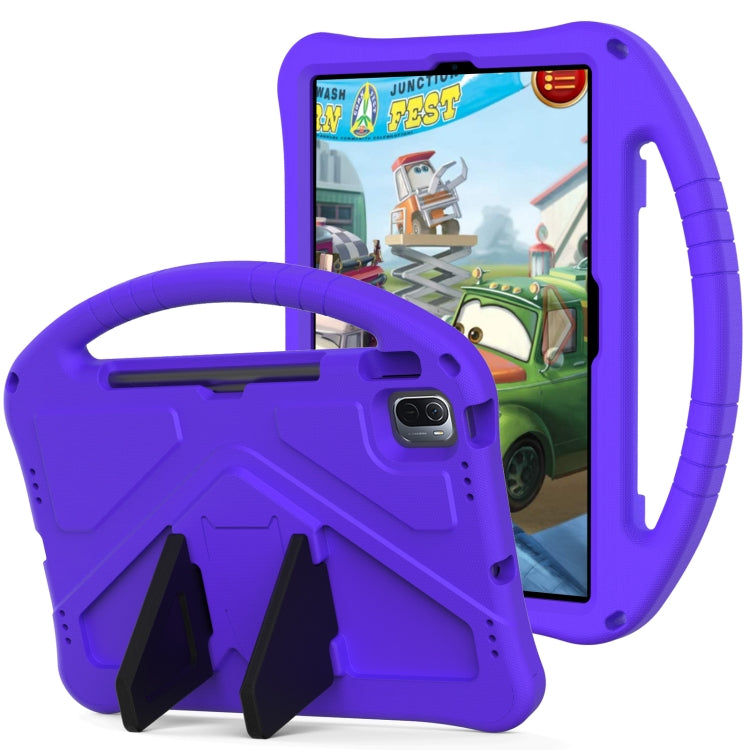 For Huawei Matepad SE 11 2024 EVA Shockproof Tablet Case with Holder(Purple) - Huawei by PMC Jewellery | Online Shopping South Africa | PMC Jewellery | Buy Now Pay Later Mobicred