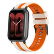 For Amazfit Active 20mm Two-Color Sports Silicone Watch Band(Starlight+Orange) - free shipping - PMC TechLife - Order now!