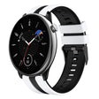 For Amazfit GTR Mini 20mm Two-Color Sports Silicone Watch Band(White+Black) - free shipping - PMC TechLife - Order now!