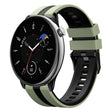 For Amazfit GTR Mini 20mm Two-Color Sports Silicone Watch Band(Light Green+Black) - free shipping - PMC TechLife - Order now!