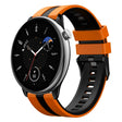 For Amazfit GTR Mini 20mm Two-Color Sports Silicone Watch Band(Orange+Black) - free shipping - PMC TechLife - Order now!