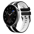 For Amazfit GTR Mini 20mm Two-Color Sports Silicone Watch Band(Black+White) - free shipping - PMC TechLife - Order now!