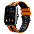 For Amazfit GTS 4 Mini 20mm Two-Color Sports Silicone Watch Band(Orange+Black) - free shipping - PMC TechLife - Order now!
