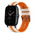 For Amazfit GTS 2E 20mm Two-Color Sports Silicone Watch Band(Starlight+Orange) - free shipping - PMC TechLife - Order now!