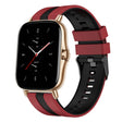 For Amazfit GTS 2 20mm Two-Color Sports Silicone Watch Band(Red+Black) - free shipping - PMC TechLife - Order now!
