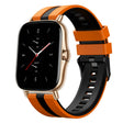 For Amazfit GTS 2 20mm Two-Color Sports Silicone Watch Band(Orange+Black) - free shipping - PMC TechLife - Order now!