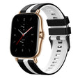 For Amazfit GTS 2 20mm Two-Color Sports Silicone Watch Band(Black+White) - free shipping - PMC TechLife - Order now!