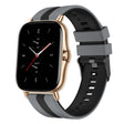 For Amazfit GTS 2 20mm Two-Color Sports Silicone Watch Band(Grey+Black) - free shipping - PMC TechLife - Order now!