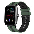 For Amazfit GTS 2 Mini 20mm Two-Color Sports Silicone Watch Band(Olive Green+Black) - free shipping - PMC TechLife - Order now!