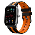 For Amazfit GTS 2 Mini 20mm Two-Color Sports Silicone Watch Band(Black+Orange) - free shipping - PMC TechLife - Order now!