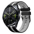 For Amazfit Pop Pro 20mm Two-Color Sports Silicone Watch Band(Black+Grey) - free shipping - PMC TechLife - Order now!