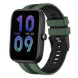 For Amazfit Bip3 Pro 20mm Two-Color Sports Silicone Watch Band(Olive Green+Black) - free shipping - PMC TechLife - Order now!