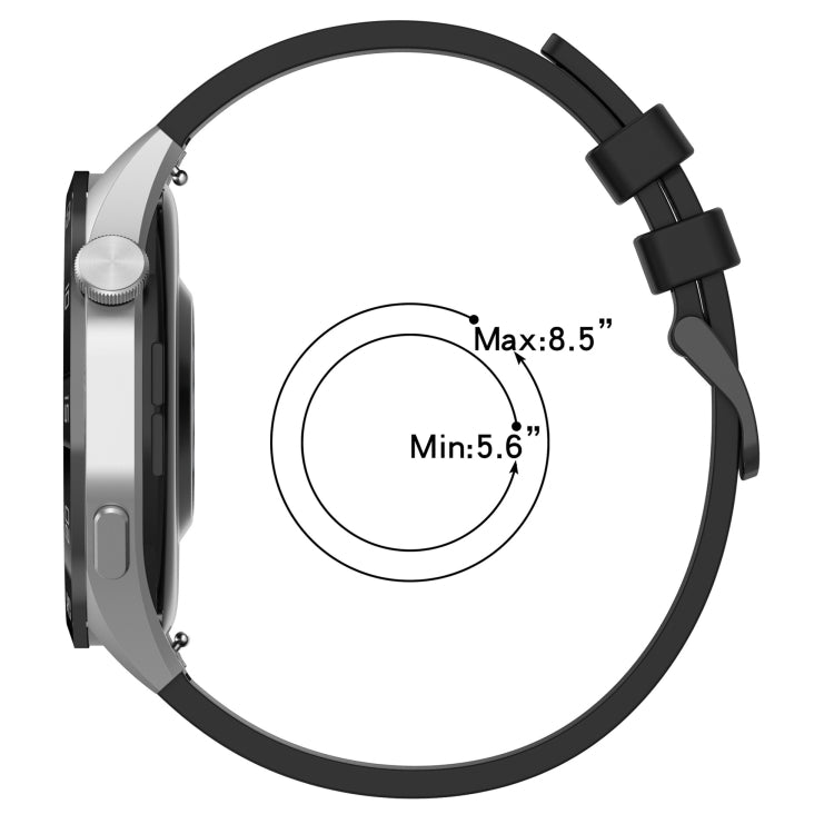For Amazfit Bip3 20mm Two-Color Sports Silicone Watch Band(Black+Grey)