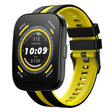 For Amazfit Bip 5 22mm Two-Color Sports Silicone Watch Band(Black+Yellow) - free shipping - PMC TechLife - Order now!