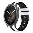 For Amazfit Balance 22mm Two-Color Sports Silicone Watch Band(White+Black) - free shipping - PMC TechLife - Order now!