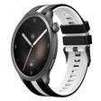 For Amazfit Balance 22mm Two-Color Sports Silicone Watch Band(Black+White) - free shipping - PMC TechLife - Order now!